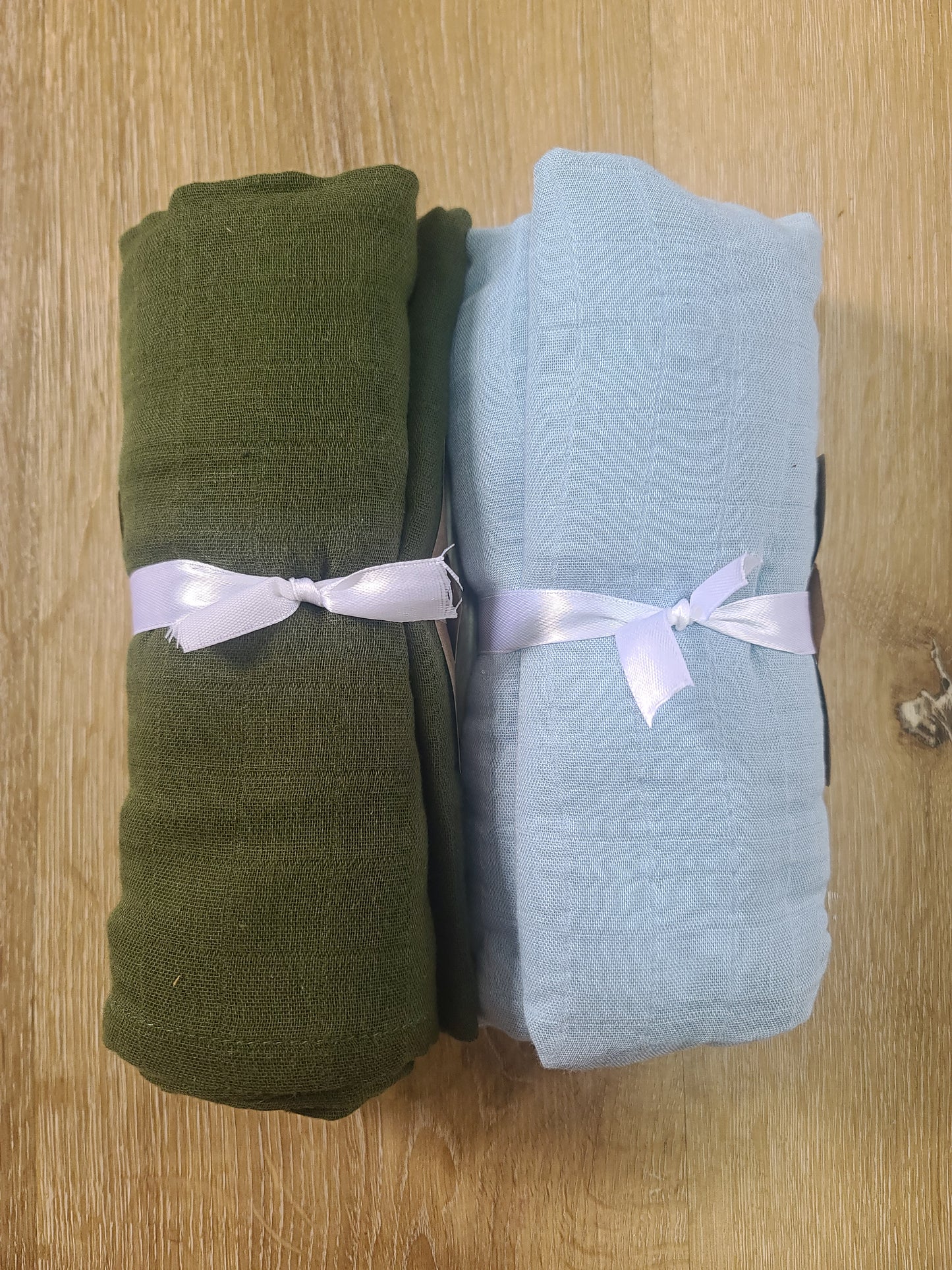 Solid Muslin Swaddles