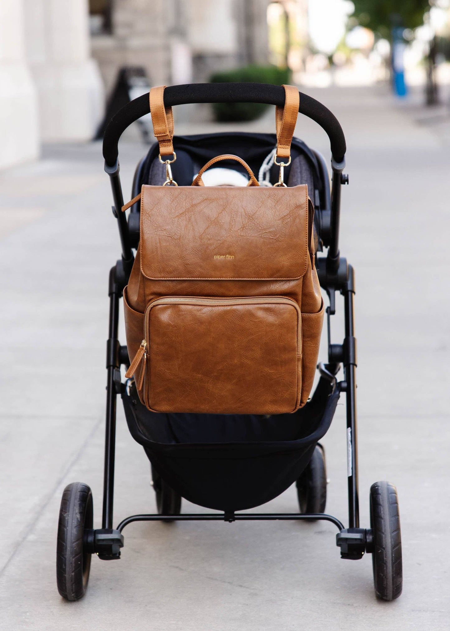 Stroller Hooks - Brown
