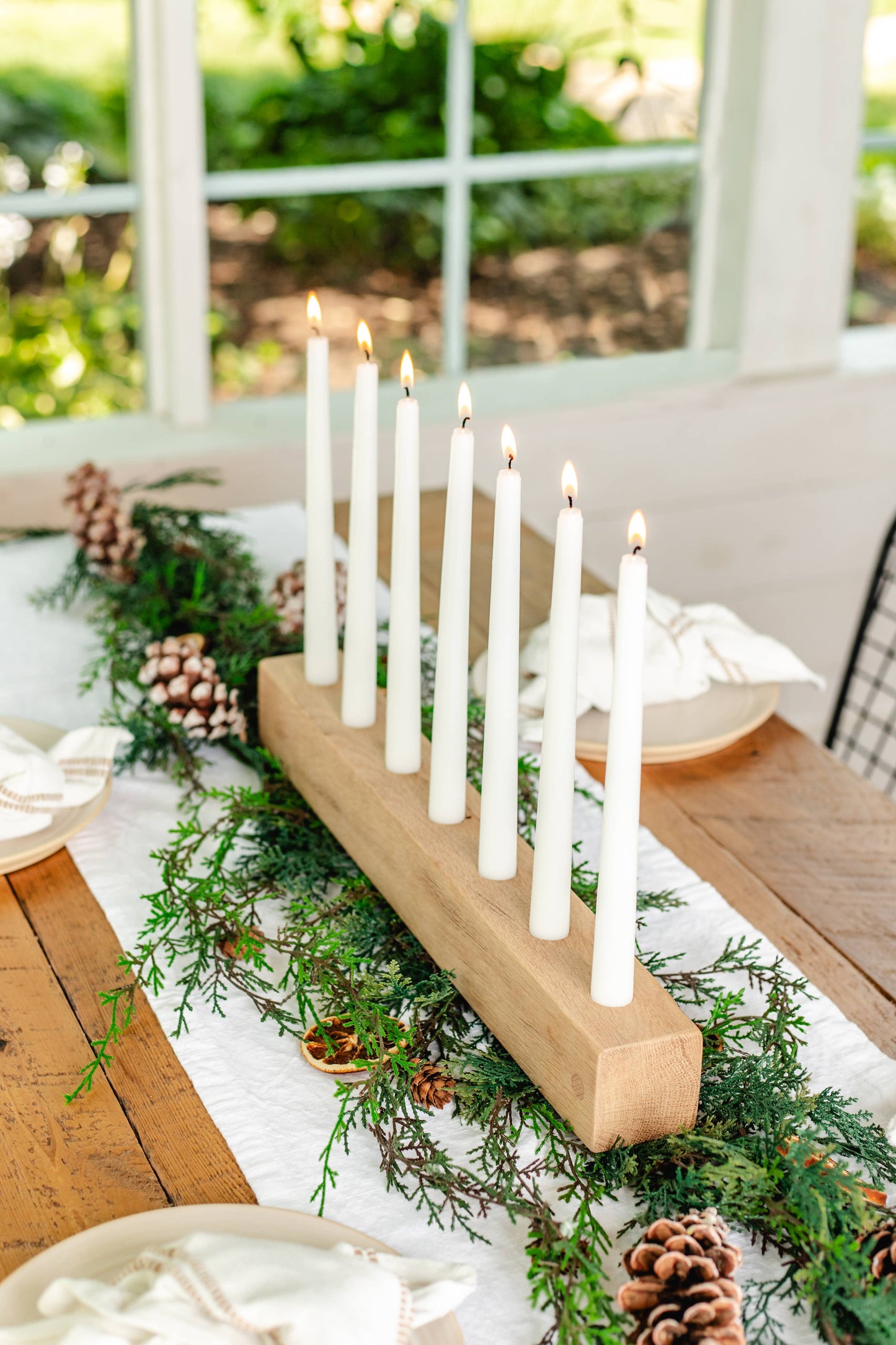 Wood Taper Candle Holder | Made In USA