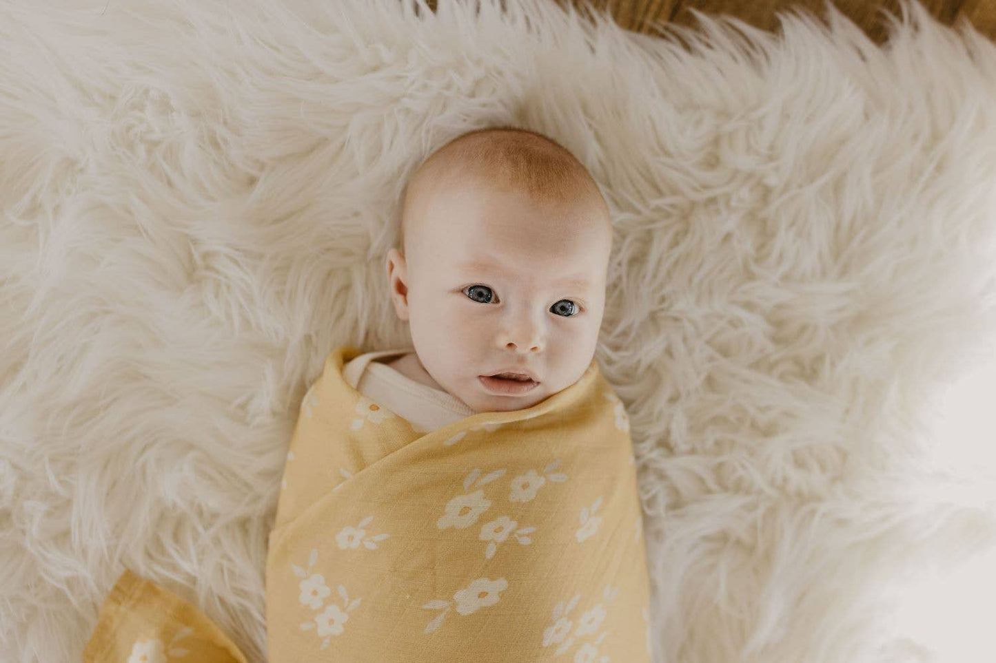 Muslin Swaddle Baby Blanket – Buttercup