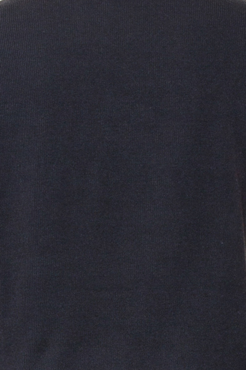 BABY RIB TOP: BLACK / X-large