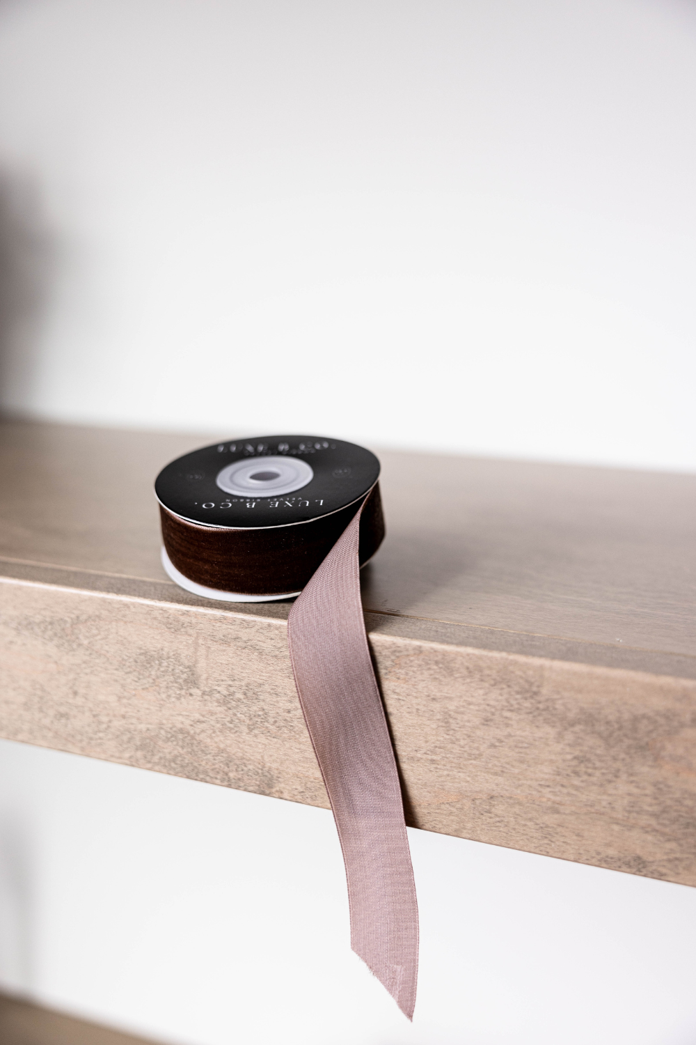 Brown Velvet Ribbon Holiday Decor
