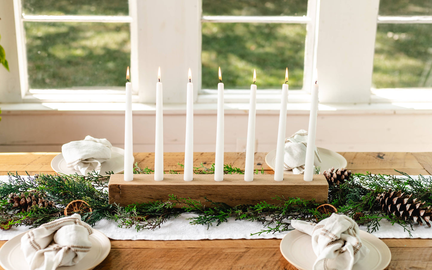 Wood Taper Candle Holder | Made In USA
