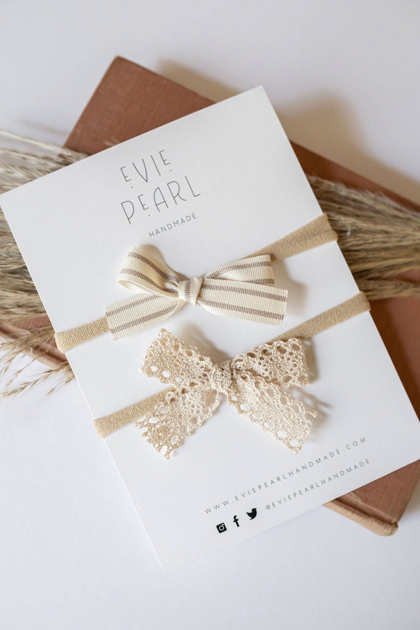 Neutral Baby Nylon Headband Set