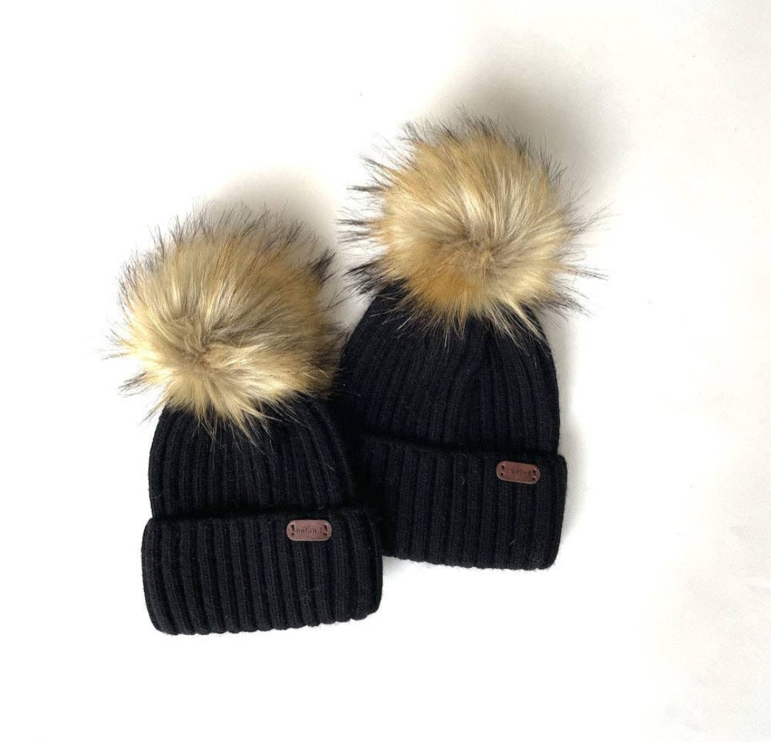 Wool Beanies (Detachable Pom Pom)