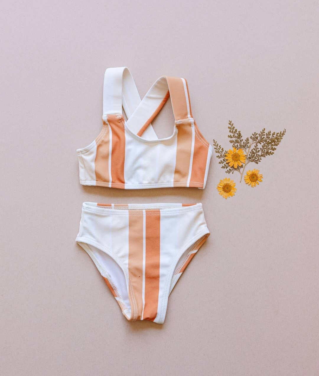 Retro Stripe- 2 Piece Swim
