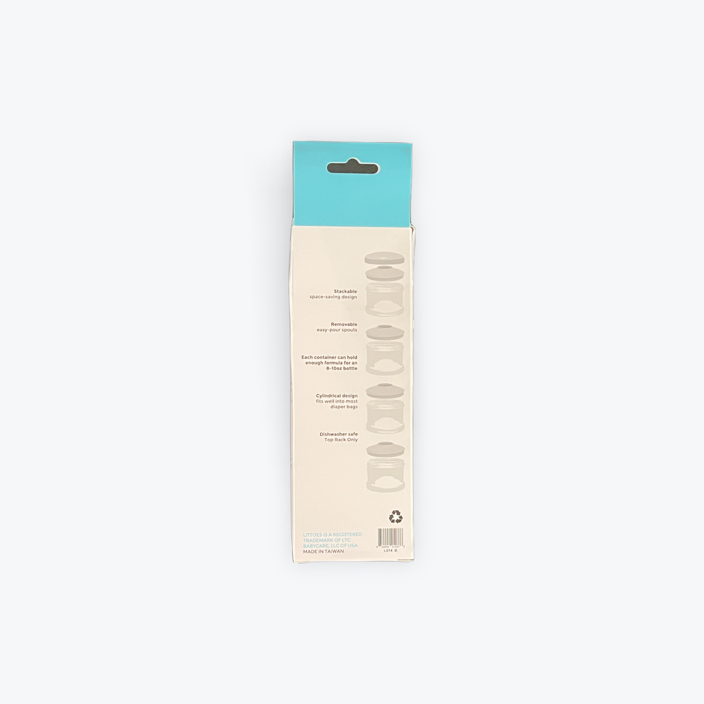 ON-THE-GO Formula Dispensers Beige - New Packaging