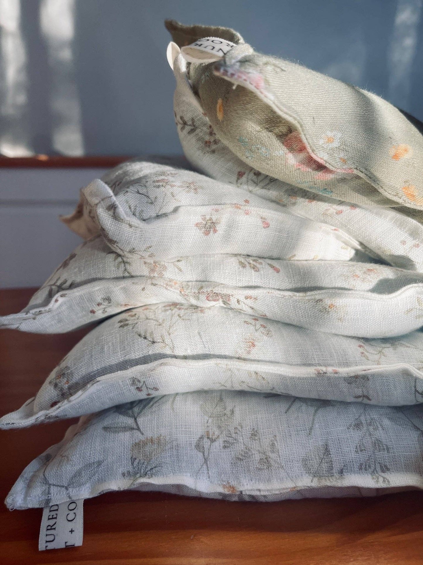 Hot & Cold Rice Bags: Floral Pattern / Lavender