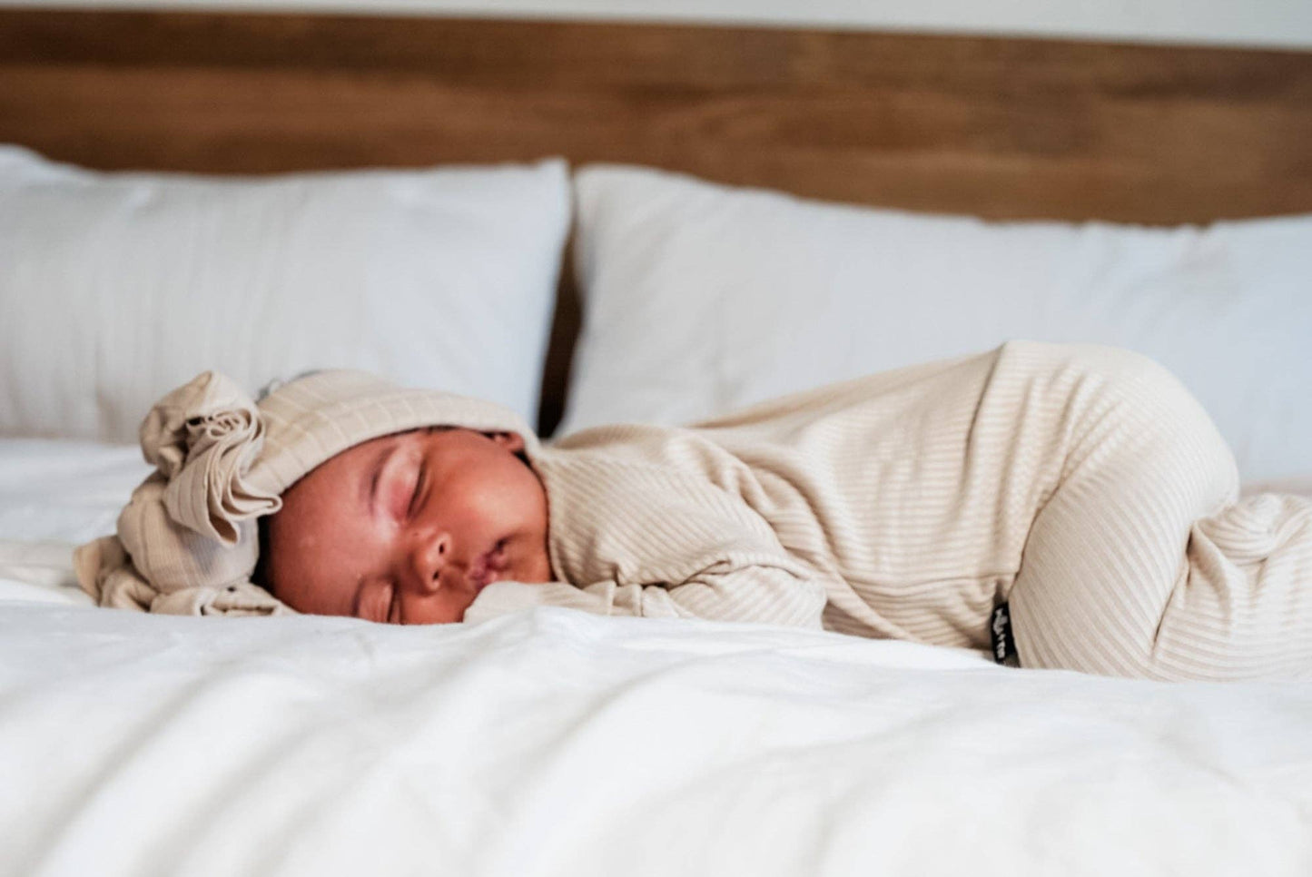 ZIP ROMPER - Clay Ribbed: 6/12m