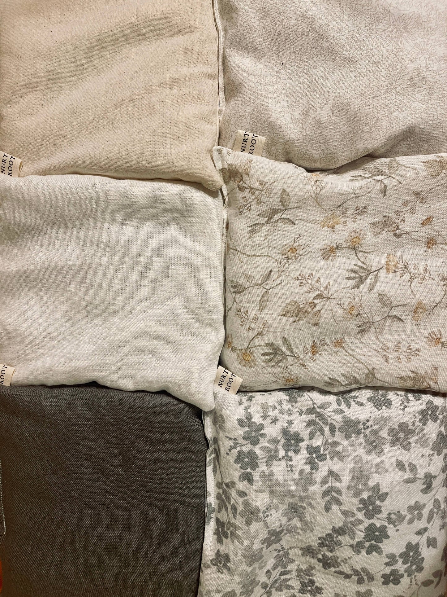 Hot & Cold Rice Bags: Floral Pattern / Lavender