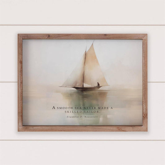 Framed Print - A Smooth Sea (PC)