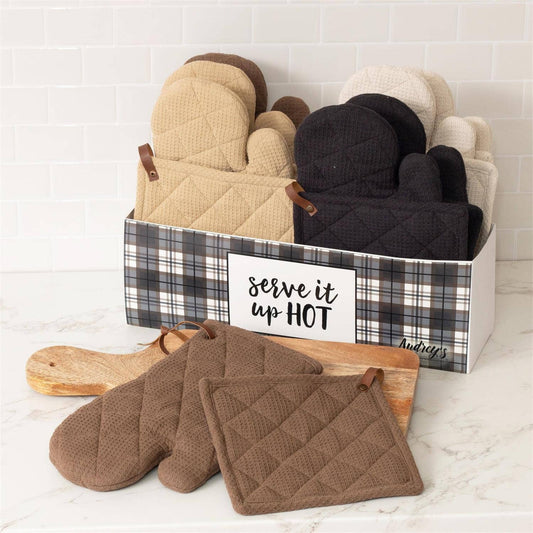Oven Mitt and Pot Holder Bundle - Neutral (Pk/16 Ast)