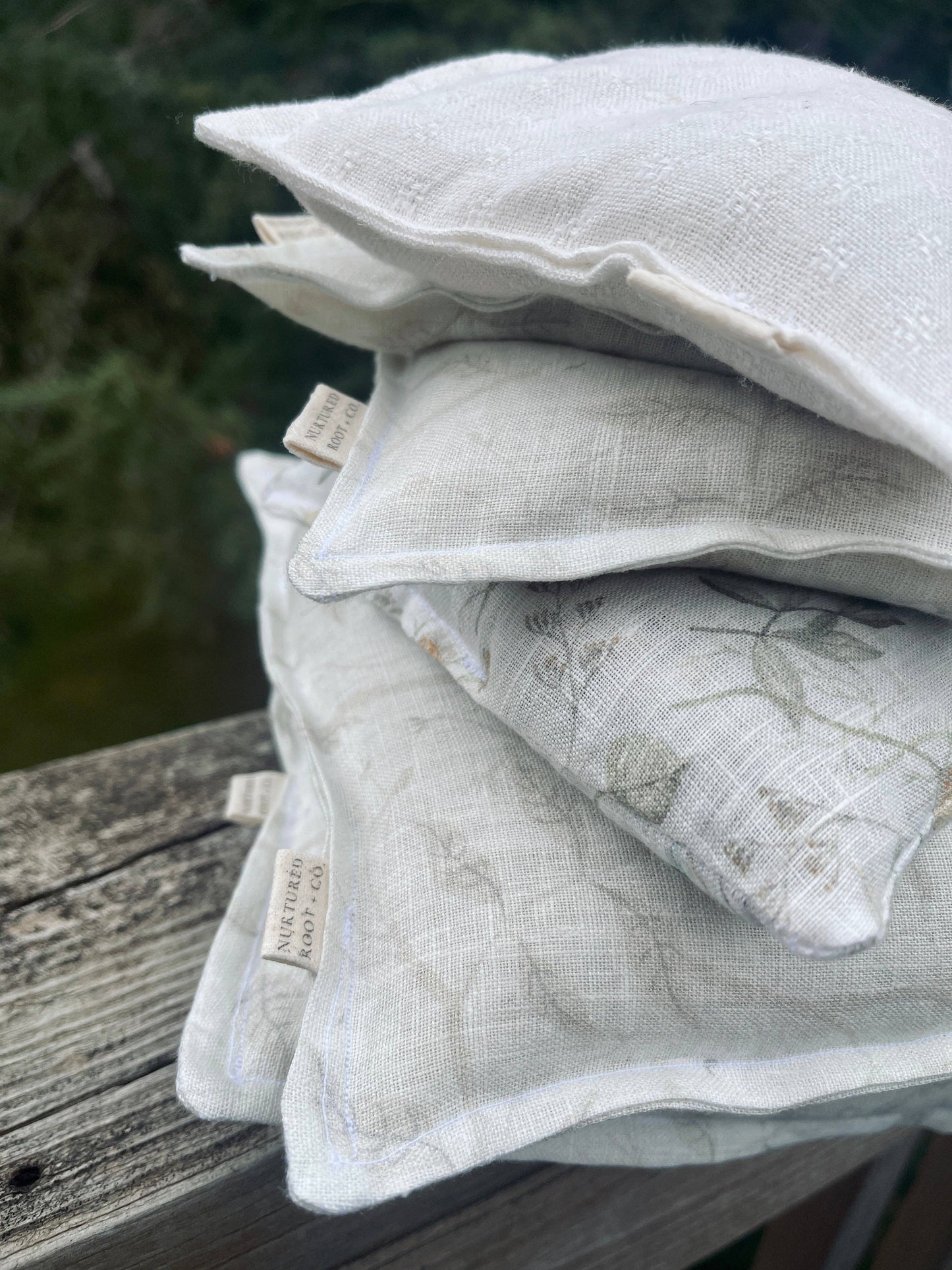 Hot & Cold Rice Bags: Floral Pattern / Lavender
