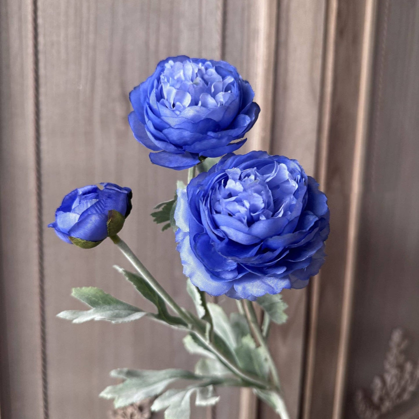 19'' Silk Ranunculus Single Spray Flowers, Spring Ranunculus