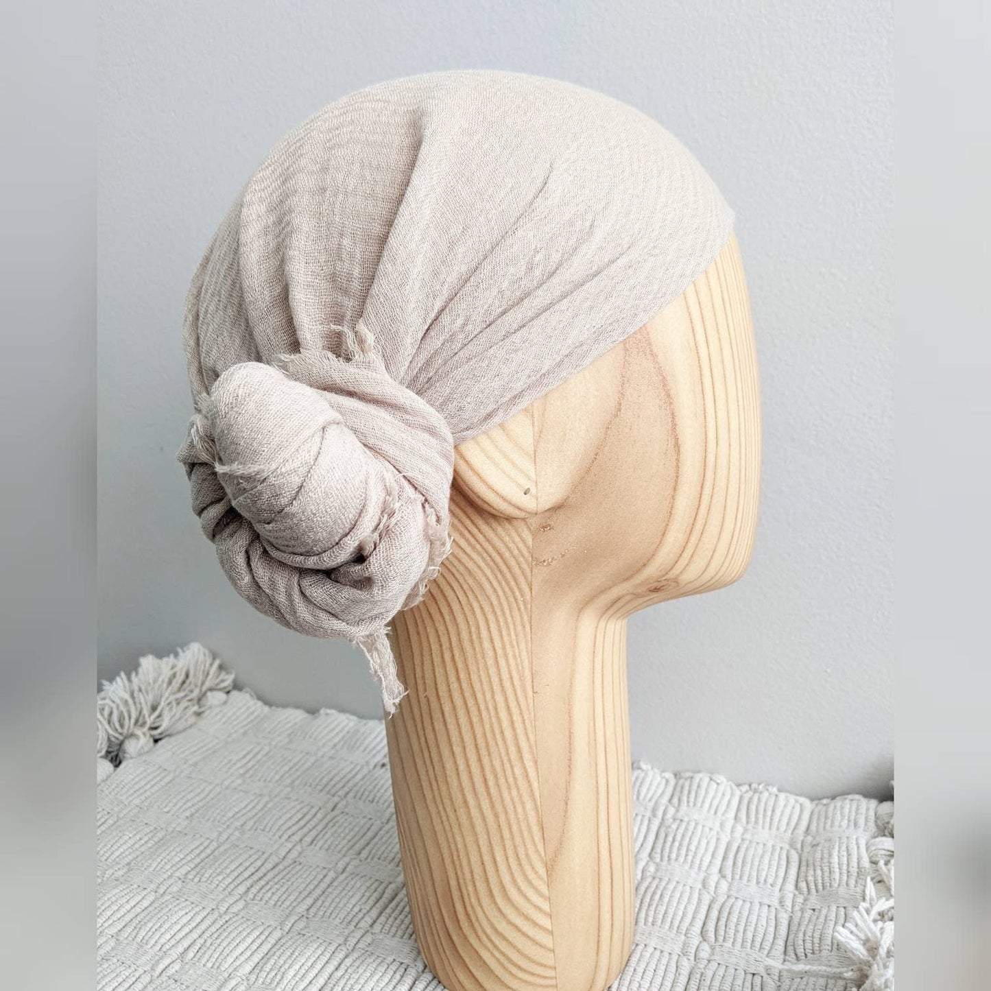 Gauze- Single Lightweight Square Scarf! Pick color and size.: Black / 24