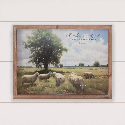 Framed Print - The Lord Is My Shepherd (PC)