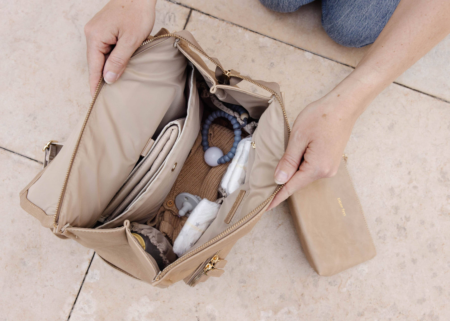 Diaper Bag - Taupe