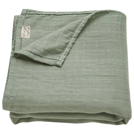 Muslin Swaddle Blanket (Apple)