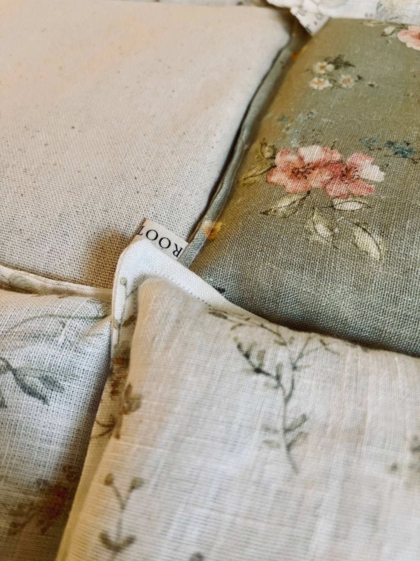Hot & Cold Rice Bags: Floral Pattern / Lavender