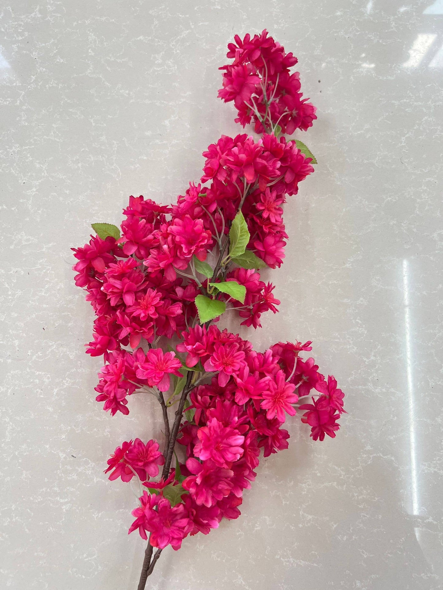40''T Faux Cherry Blossom Branch, Pink/White/Red/Fuchsia