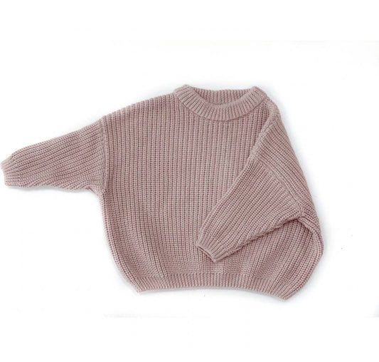 Chunky Knit Sweater - Lilac