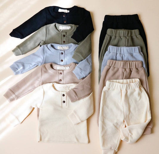 Waffle Set- Olive