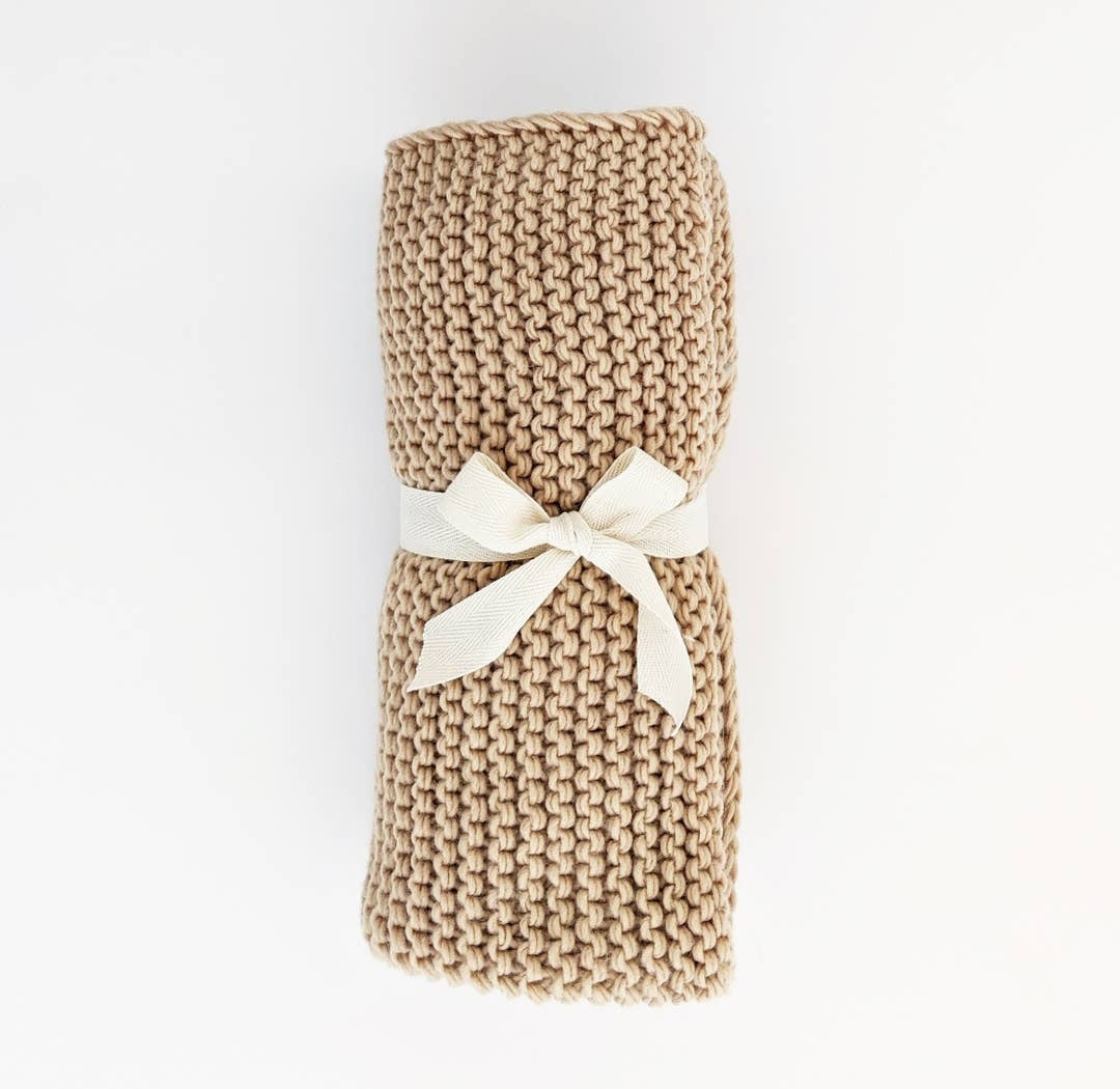 Garter Stitch Knit Blanket