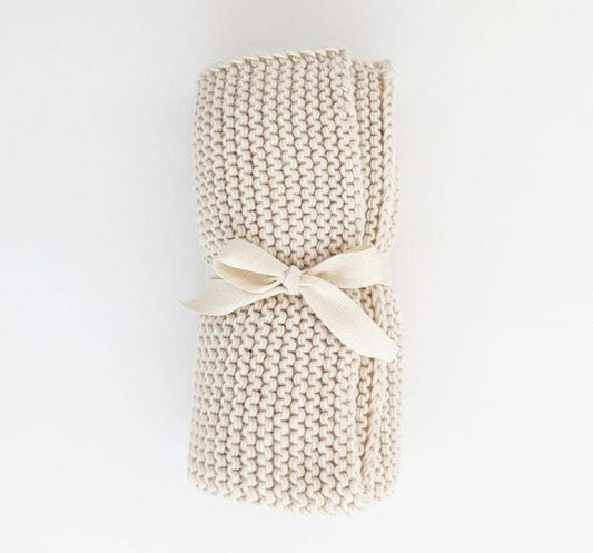 Garter Stitch Knit Blanket