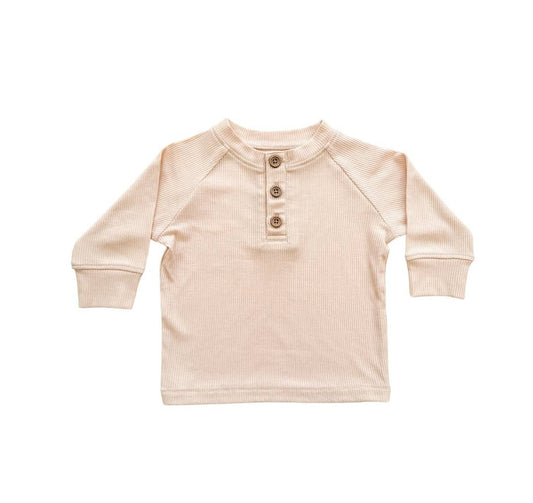 Long Sleeve Tee- Blush