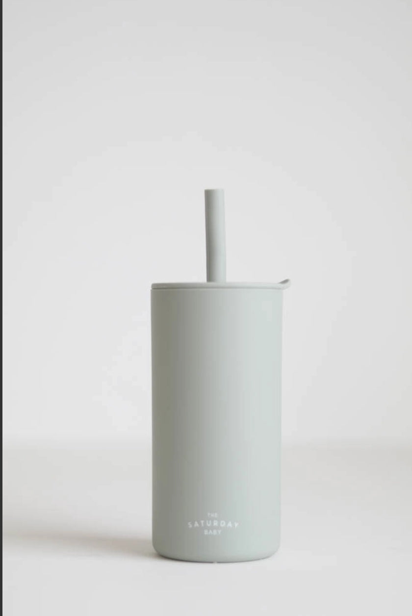 Kids Silicone Straw Cup