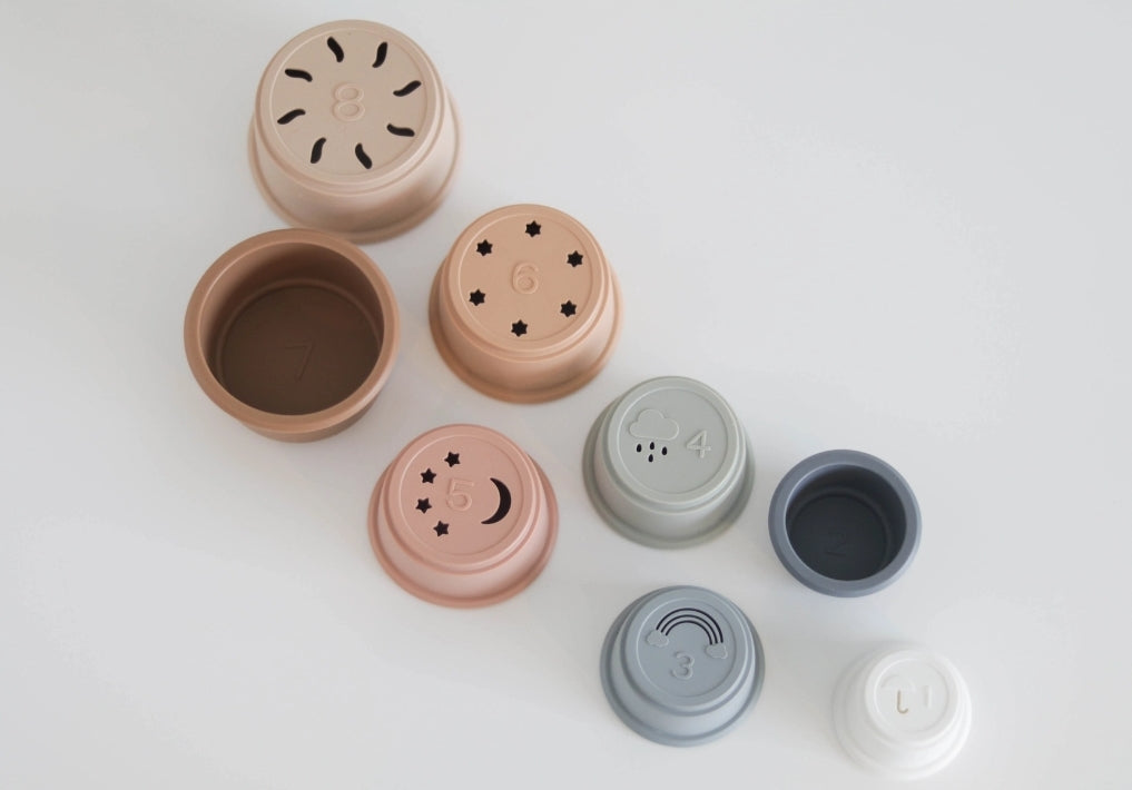 Silicone Stacking Cups