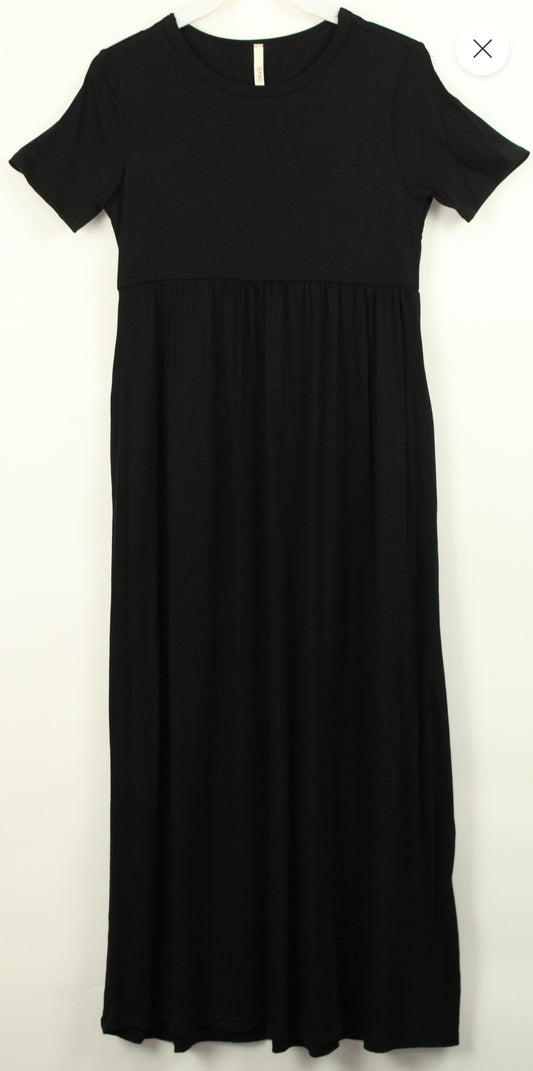 Black Maxi Dress - Kids
