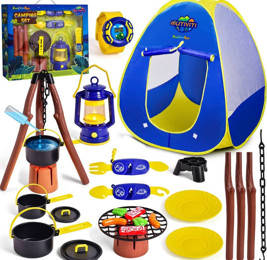Camping Tent Set with Cooking Facilities