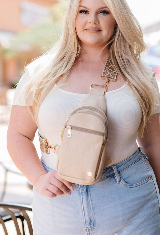 Cream Crossbody Fannie Pack