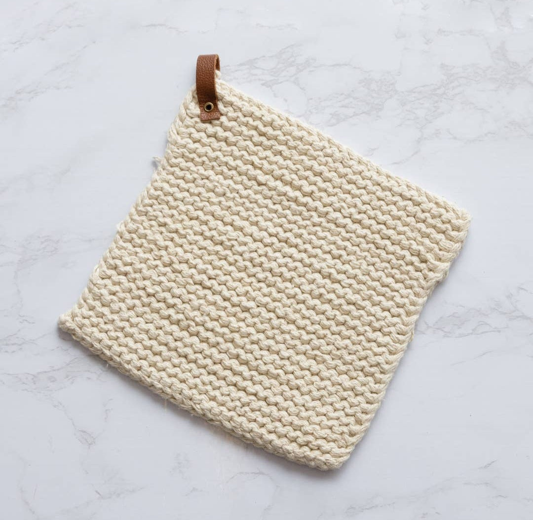 Knitted Potholder Set of 2