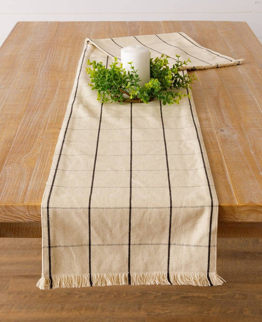Windowpane Table Runner