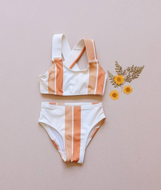Retro Stripe- 2 Piece Swim