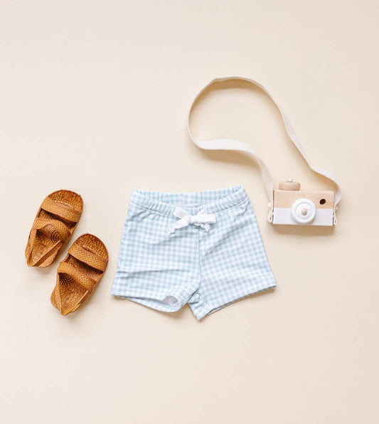 Swim Shorts-Checkerboard