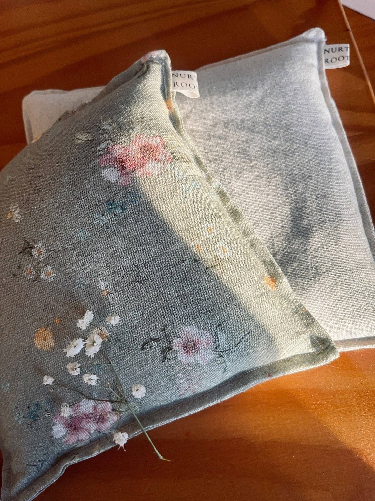 Hot & Cold Rice Bags: Floral Pattern / Lavender