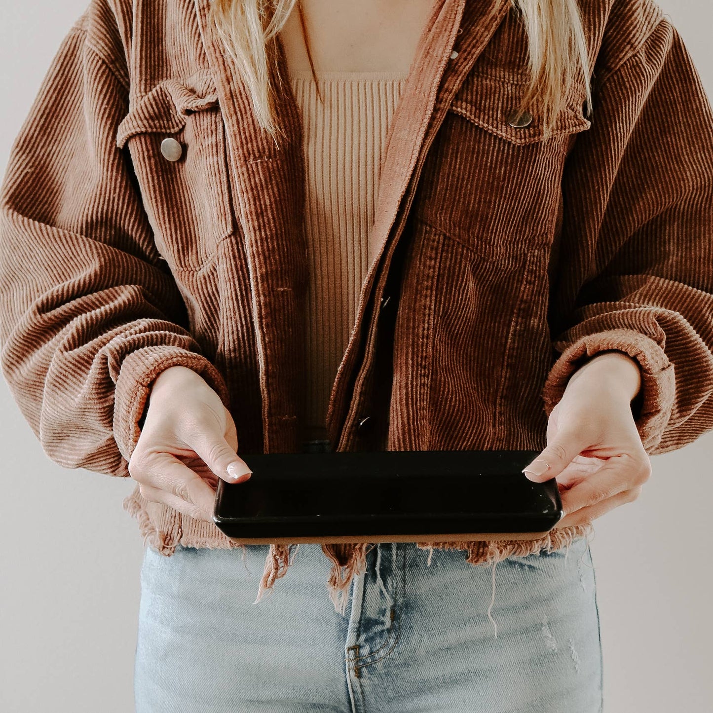 Black Stoneware Tray - Home Decor & Gifts