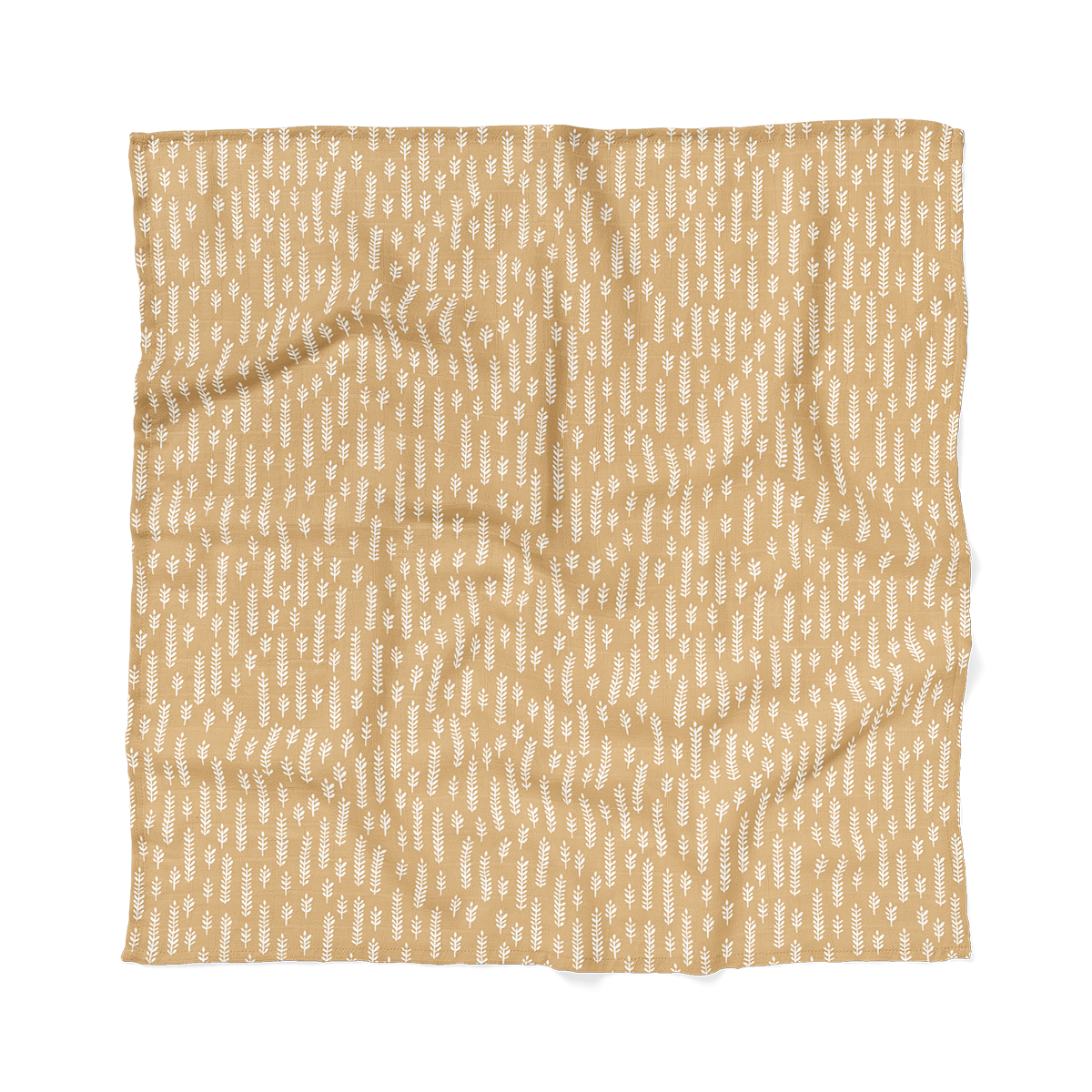 Muslin Swaddle Baby Blanket – Wheat: Maple Sugar