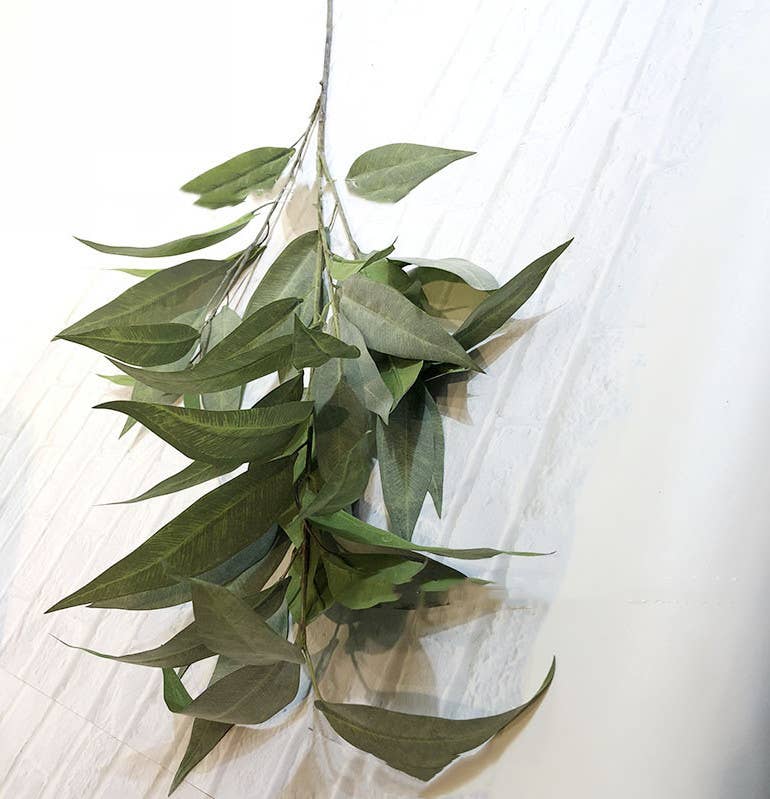 38''T Soft Touch Eucalyptus Leaves Stem, Faux Greenery Stem