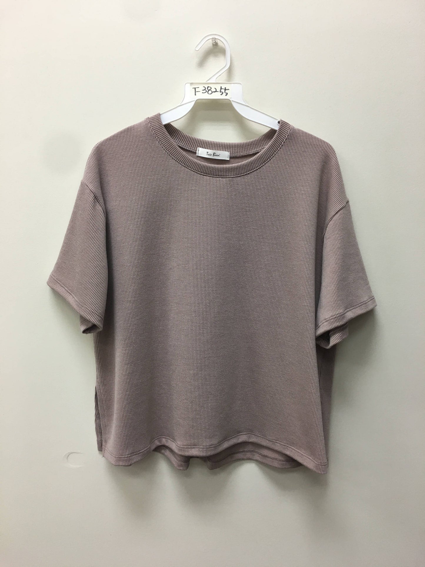 BABY RIB TOP: BLACK / X-large
