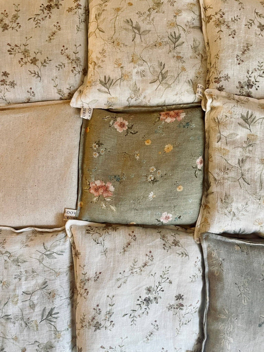 Hot & Cold Rice Bags: Floral Pattern / Lavender