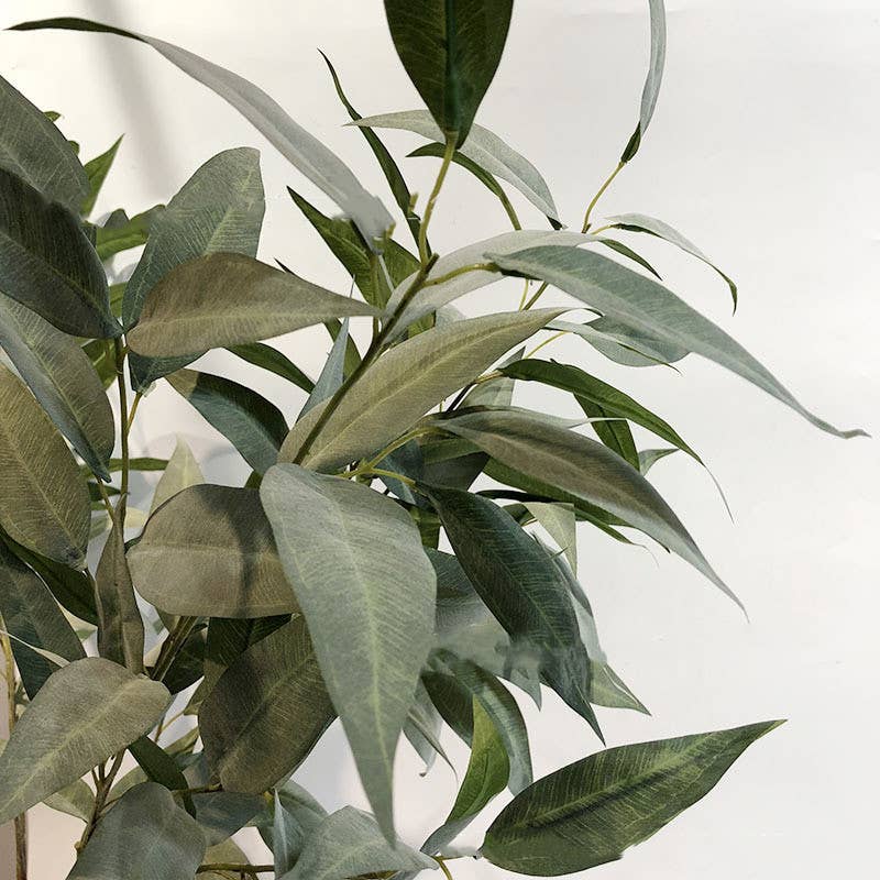 38''T Soft Touch Eucalyptus Leaves Stem, Faux Greenery Stem
