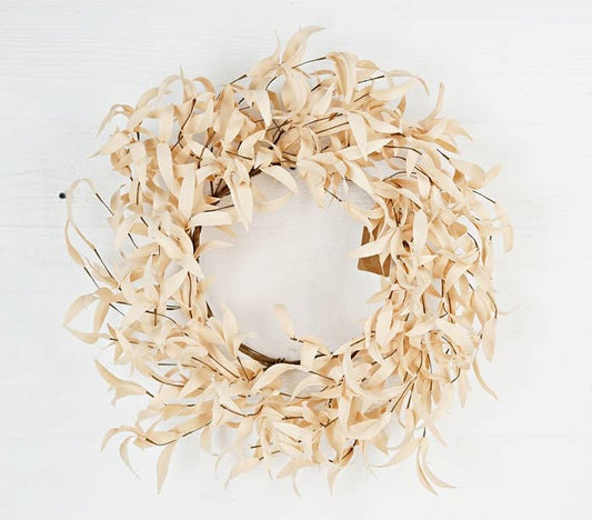 28990- 24in Buttercup Herb Leaves Wreath