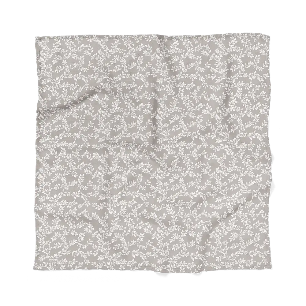Swaddle Leafy Sprig Gray